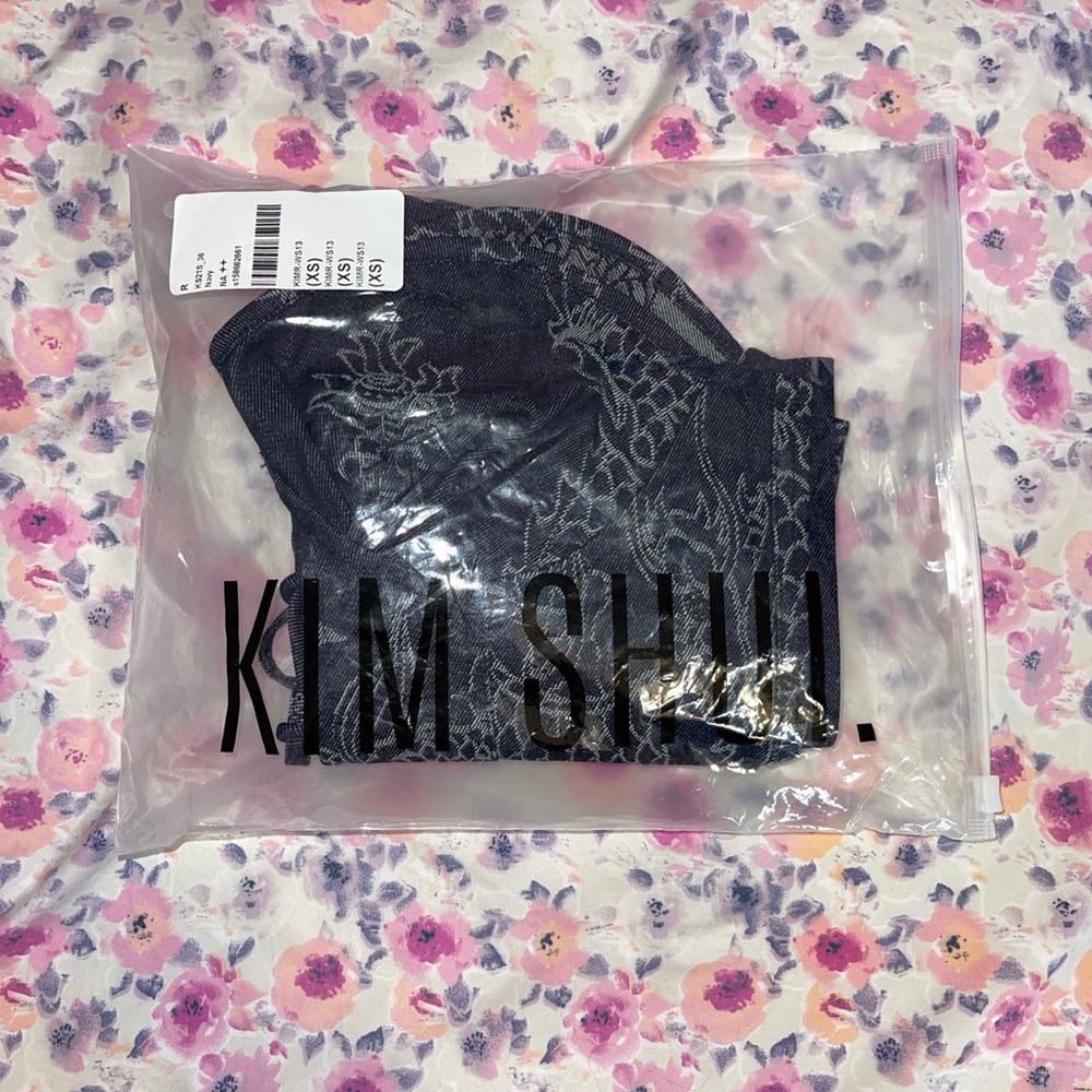 ❌SOLD❌ Kim Shui Dragon Lace Up Bustier - Picture 3 of 3